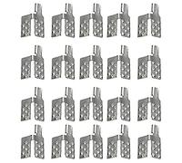 Conector de Abrazadera de Película Térmica de 80 Piezas, Accesorios de Clip de Plata Chapados en Cobre para Suelo Cálido, Abrazadera de Película de Calefacción Por Suelo Radiante