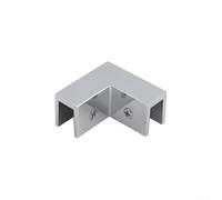 Conector de abrazadera de vidrio sin marco/panel fijo para puerta de ducha/abrazadera de esquina de pared a vidrio, acero inoxidable 304 para vidrio templado de 8-12 mm (cromo)
