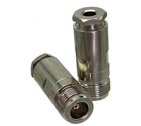 Conector de Abrazadera Hembra con Conector N Macho for Cable coaxial RG8 LMR400 RG5 RG6 RG8X LMR240 RG58 RG142 LMR195(N Female For RG58)