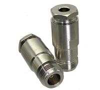 Conector de Abrazadera Hembra con Conector N Macho for Cable coaxial RG8 LMR400 RG5 RG6 RG8X LMR240 RG58 RG142 LMR195(N Female for RG8X)