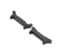 Conector de acero inoxidable de 24 mm, 22 mm y 20 mm for correa de 47 mm for Samsung Watch7 Ultra(Black,20mm)