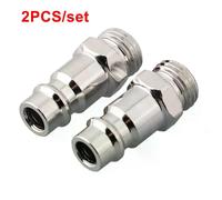 Conector de acoplador de línea de aire comprimido europeo, piezas neumáticas, liberación rápida, plata,