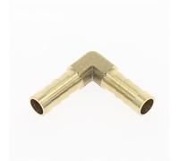 Conector de acoplamiento de latón para manguera, codo reductor igual, 4 mm-16 mm de diámetro interior, adaptador de acoplamiento de cobre con púas, 16