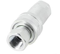 Conector de acoplamiento de liberación rápida ISO A NPT confiable para diversas aplicaciones hidráulicas (NPT-3/8)