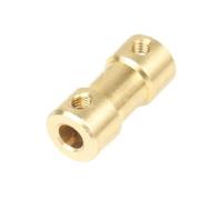Conector de acoplamiento del eje Acoplador de acoplamiento eje Motor latón, 5 uds., D9L20, conector transmisión for neumáticos automotrices, modelos Rc(5mm*5mm)