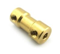 Conector de acoplamiento del eje Adaptador de funda junta transmisión latón D9L20 2 a 6mm, conector acoplador acoplamiento eje Motor for barco RC, coche, avión, 1 ud(2.3mm*3mm)