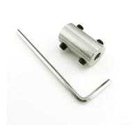 Conector de acoplamiento del eje del motor 45 de acero, múltiples diámetros de orificio de 4 mm a 10 mm, fijación de cuatro tornillos, diseño de fijación de 90 grados para uso de transmisión mecánica