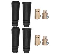 Conector de acoplamiento rápido para soldadura para cable de 10-25 mm² |Corriente nominal de 200 A, oxidación: tornillos galvanizados inhibidores |Accesorios para enchufes