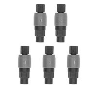 Conector de aire de ajuste neumático Conector rápido Tipo C Self -Bloqueo hilo femenino para uso industrial 5 conjuntos (SF+PF-20)