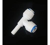 Conector de ajuste a presión SENRISE para filtro de agua, conector rápido para sistema de filtro de agua por ósmosis inversa (RO) (1/4" (6,5 mm) T Conector - B, 1 unidad)