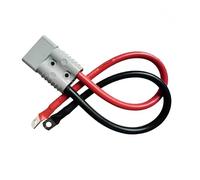 Conector de alimentación 2 Pines Alta Corriente 50 A, 120 A y 175 A con Cable Silicona Supersuave 8/6/4/2/0, Enchufe Carga batería for Carretilla elevadora(50A - 8AWG Wire,20CM)
