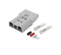 Conector de alimentación de batería de 320 A 1000 V CC con contactos de cobre chapados en plata para una transferencia de energía eficiente en entornos solares de RV y carretilla elevadora