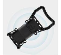 Conector de alimentación de carretilla elevadora de 320 A 150 V, batería de cobre chapada en plata con terminal de señal, estilo impermeable IP23 para vehículos eléctricos y UPS, negro (macho y hembra