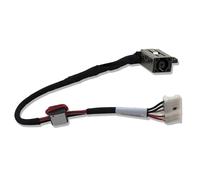 Conector de alimentación de CC con arnés de cables compatible con Dell Inspiron 14-5455 5458 15-5558 5555 0KD4T9
