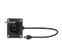 Conector de alimentación hembra DC 5521 en aleación de aluminio diseñado para sistemas Starlink que soportan despliegue y mantenimiento repetibles de campo (B)