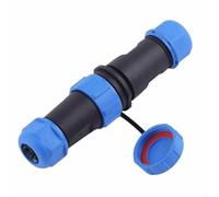 Conector de alimentación impermeable de aviación de 2 a 12 pines, conector de cable impermeable SP21, clasificación IP68, juego macho y hembra para energía solar, iluminación de escenario, motocicleta