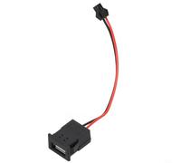 Conector de alimentación USB hembra SM Socket PA Material (negro)