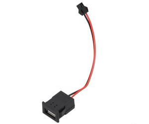 Conector de alimentación USB hembra SM Socket PA Material (negro)