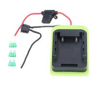 Conector de alimentación y Adaptador de Herramienta eléctrica Compatible con baterías de 40 V, Salida de 30 A con Cable de Cobre Rojo de Silicona de 14 AWG y protección contra