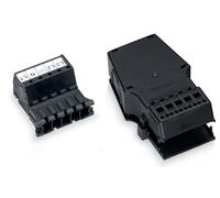 Conector De Alivio De Tensión Wago De 5 Pines 6mm Negro - 831-3205/1020-004 [5 Piezas]