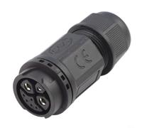 Conector de almacenamiento de energía de alta corriente 50A IP67 impermeable 500V 8 núcleos para carga EV - Acoplador de cable exterior robusto para sistemas de batería (C)