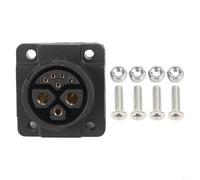 Conector de almacenamiento de energía IP67 nominal 500V 50A 8 pines para sistemas de batería, conector de alimentación macho-hembra para carcasa de plástico de ingeniería ignífuga (zócalo)