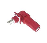 Conector de almacenamiento de hilo de barra colectora 60-450A, bloque de terminales de corriente de un solo núcleo, enchufe de salida de alimentación montado en la pared(Red,200A)