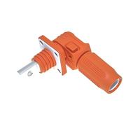 Conector de almacenamiento de hilo de barra colectora 60-450A, bloque de terminales de corriente de un solo núcleo, enchufe de salida de alimentación montado en la pared(Orange,200A)