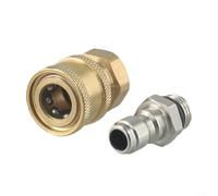 Conector de alta presión, conector rápido roscado G1/4 para máquina de limpieza, adaptador de manguera de lavado a presión