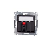 Conector de altavoz individual Simon 54 antracita DGL31.01/48
