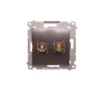 Conector de altavoz premium individual Simon 54 DGL2.01/48