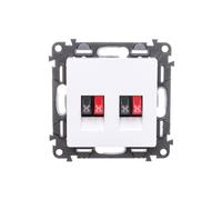 Conector de altavoz VALENA LIFE blanco 753178