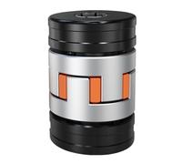 Conector de aluminio de acoplamiento de eje flexib Acoplador de eje LFZ D55L78 Acoplamiento manguito expansión Plum Blossom Elasticidad alto par Junta universal Impresora 3D Cardan(LF-Z-D55L78-12X14)