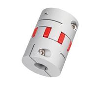 Conector de aluminio de acoplamiento de eje flexib Acoplador De Eje Mordaza Flexible 25 Mm Diámetro Y 30 Largo, Acoplamiento Ciruela, Motor Paso A 9/9,525/10/11/12/12,7/14(9.525mm to11mm)