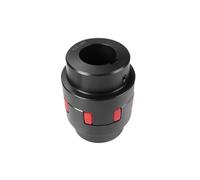 Conector de aluminio de acoplamiento de eje flexib Acoplamiento de estrella XL10 elástico flor ciruelo garra 45# acero alto par Diámetro 200 mm Longitud 245(XL10-200X245-42x52)