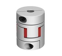 Conector de aluminio de acoplamiento de eje flexib Acoplamiento de flor ciruelo, codificador tornillo estrella, acoplamiento elástico alto par, servomotor, aluminio, XB-80X90(XB-80X90-14X45)