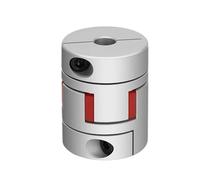 Conector de aluminio de acoplamiento de eje flexib Acoplamiento de flor ciruelo, codificador tornillo estrella, acoplamiento elástico alto par, servomotor, aluminio, XB-55X78(XB-55X78-12X12)