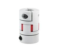 Conector de aluminio de acoplamiento de eje flexib Acoplamiento de flor ciruelo, máquina tallado estrellas, conector servomotor D30 L40, orificio interior 6/6, 35/7/8/9/10/11/12/14/15/16mm(D10x12)