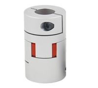 Conector de aluminio de acoplamiento de eje flexib Acoplamiento Flexible Del Eje Motor De Flor Ciruelo Alto Torque Aleación Aluminio D25L30(8mm to 8mm)