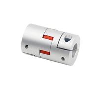 Conector de aluminio de acoplamiento de eje flexib Acoplamientos Flexibles Del Eje Motor De Flor Ciruelo Alto Torque Aleación Aluminio D30L42(7x7)