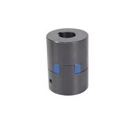 Conector de aluminio de acoplamiento de eje flexib Adaptador de eje Motor tres mandíbulas L095 D53.5 L67, acoplamiento transición, abrazadera acoplador ciruela for torsión alto(14x18mm)