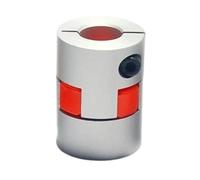 Conector de aluminio de acoplamiento de eje flexib D20L25 Codificador de acoplamiento ciruela aluminio cuatro mandíbulas Componente eje motor paso a Acoplador flexible araña(6x7)