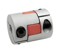 Conector de aluminio de acoplamiento de eje flexib Tornillo de sujeción elástico for motor servomotor paso a aleación aluminio D20L25 con acoplamiento XB flor ciruelo 3X3-3,17X10,5(3.17mm to 6mm)