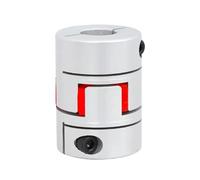 Conector de aluminio de acoplamiento de eje flexible Acoplamiento de flor ciruelo aleación aluminio, servomotor bola, máquina for husillo, torno, junta elástica estrella D20/L25(5mmX8mm)