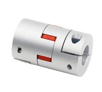 Conector de aluminio de acoplamiento de eje flexible Acoplamientos flexibles for eje de motor flor ciruelo alto par aleación aluminio D35L50 tamaño interno 8/9/10/11/12/13/14/15/16/19(6.35x12)