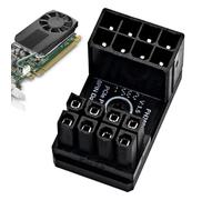 Conector de ángulo GPU de 180 grados | Metal U Turn GPU Connector | Adaptador de tarjetas gráficas de ángulo de 180 grados | Robust Wear-Resistant para y Daily Life | Essentially for Organized PC