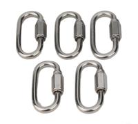 Conector de anillo en D de acero inoxidable para m3.5 Quick Link inoxidable (M5)