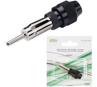 Conector De Antena AIV DIN 150 OHM Atornillable Para Montaje De Radio De Coche
