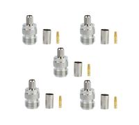 Conector de Antena RF NK-5 de Tipo N Hembra para Engarce de Cables LMR300 5D-FD