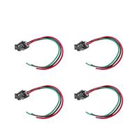 Conector de arnés de cableado de 3 pines para sensores de presión de combustible IPR, ICP y EBP compatible con 4C3Z-9F838-A, 4C3Z9F838A, 5C3Z9C968CA, PR315, F81Z9C968AB(4 pcs)